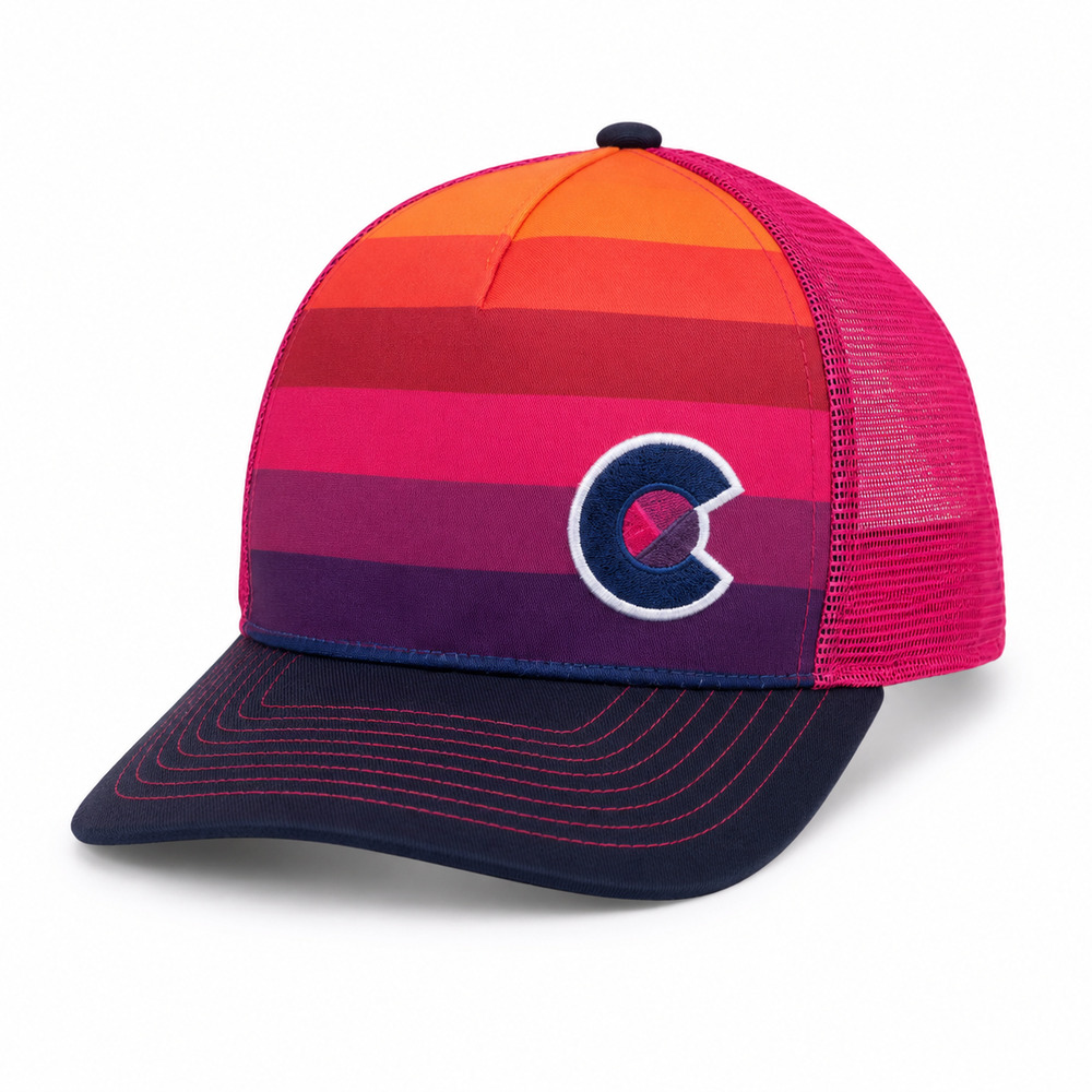 Adult Fit YoColorado Juicy Fader Trucker Hat